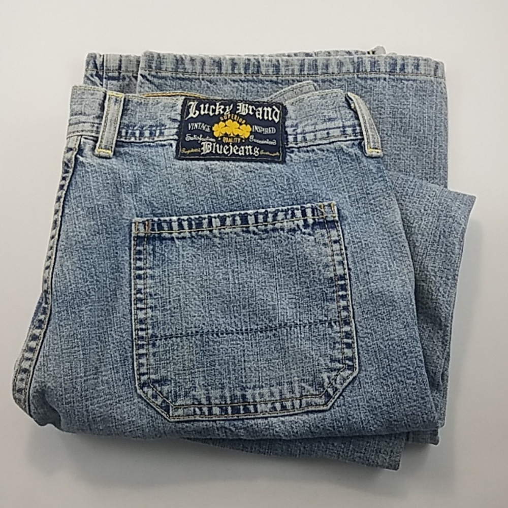 Lucky Brand Distressed Light Wash Bootcut